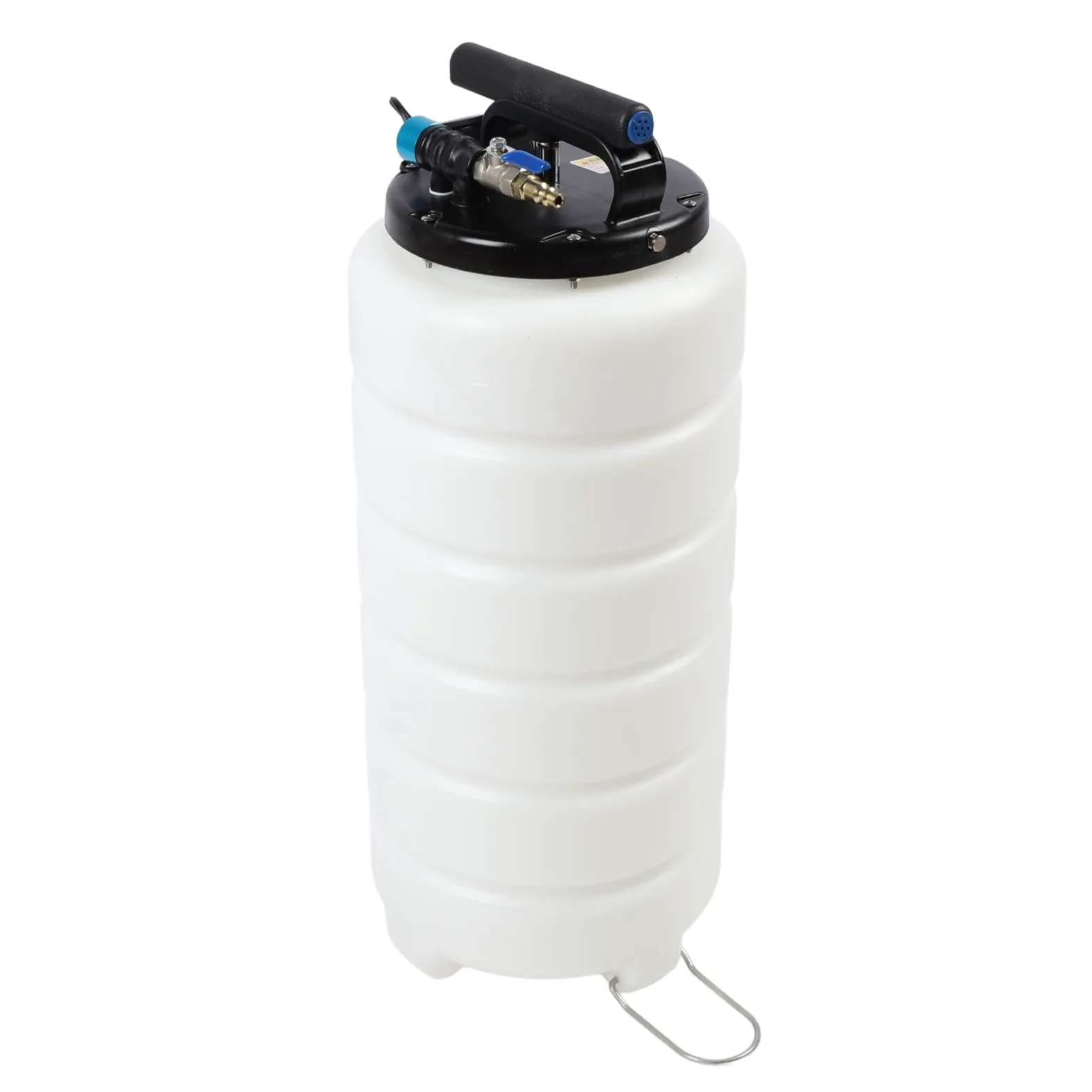 Drfeify Bomba Extractora de Aceite de 15 L Bomba de de Aceite Neumática Manual ABS 40 a 170 PSI con 2 Tubos Largos para Automóviles Motocicletas Barcos Cortacésped Evacuación de Fluidos