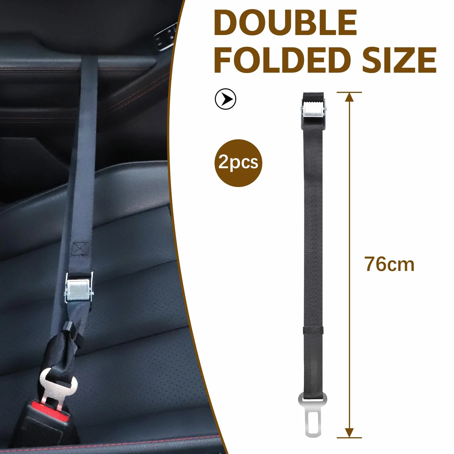 LALAGO Protección contra robo para autocaravanas, accesorios para puertas corredizas de camping, seguro de puerta contra robos para autocaravanas, furgonetas y vehículos - 2 piezas