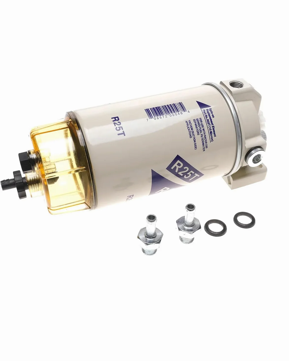 Filtro De Combustible De Rosca S3213 R25T | Separador marino de agua reemplaza a Racor 320R-Rac-01