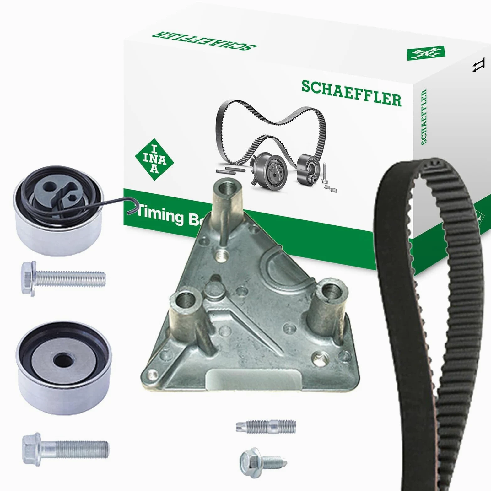 INA Kit de correa de distribución 530 0492 10 28,5mm Compatible con OPEL Corsa C Hatchback X01 Astra G CC T98 Meriva A Monospace X03 Astra G Caravan T98 Astra G Sedán T98