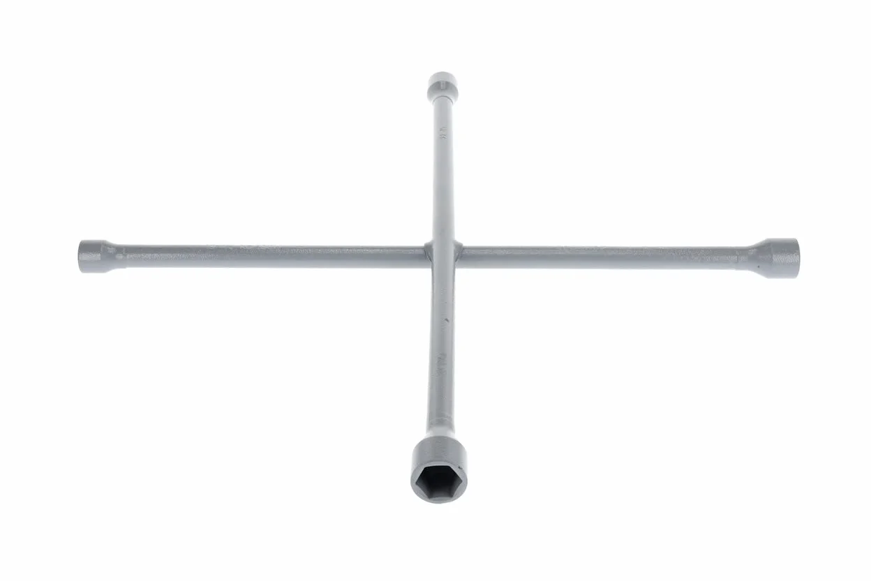 GEDORE Llave tipo cruz, Para camión/autobús/tractor, Anchos de llave 19 x 24 x 22 x 27 mm, Llave en cruz para ruedas, Cambio de neumáticos, Herramienta, 28 CU