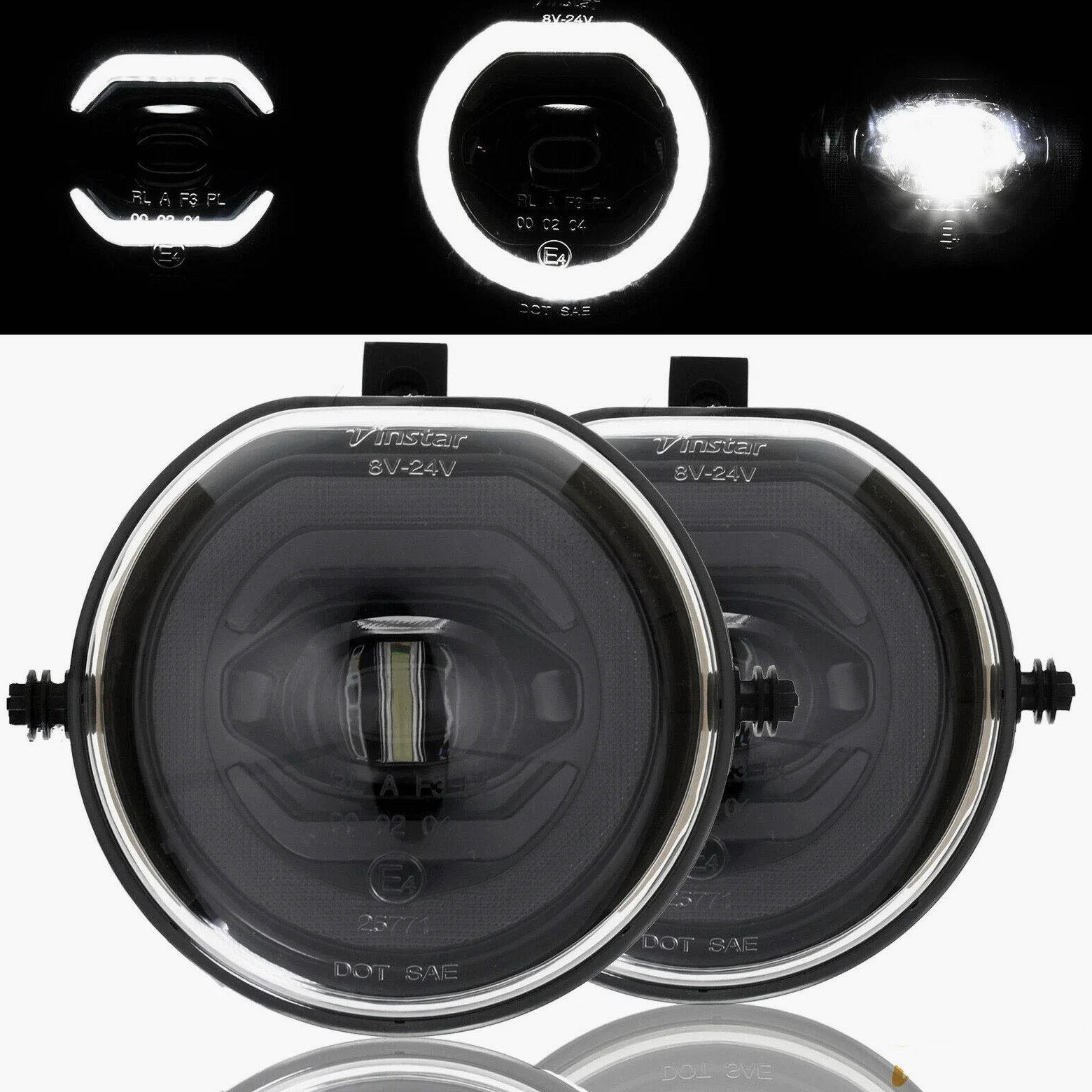Vinstar - Faros antiniebla LED para Mini F54 F55 F56 F57