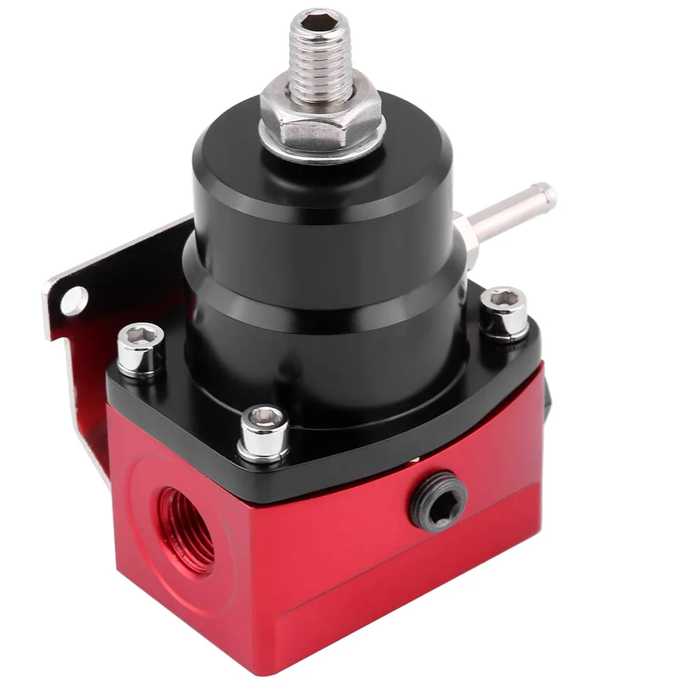 Kit regulador de presión de gasolina ajustable universal, medidor de aceite 0-100psi AN 6