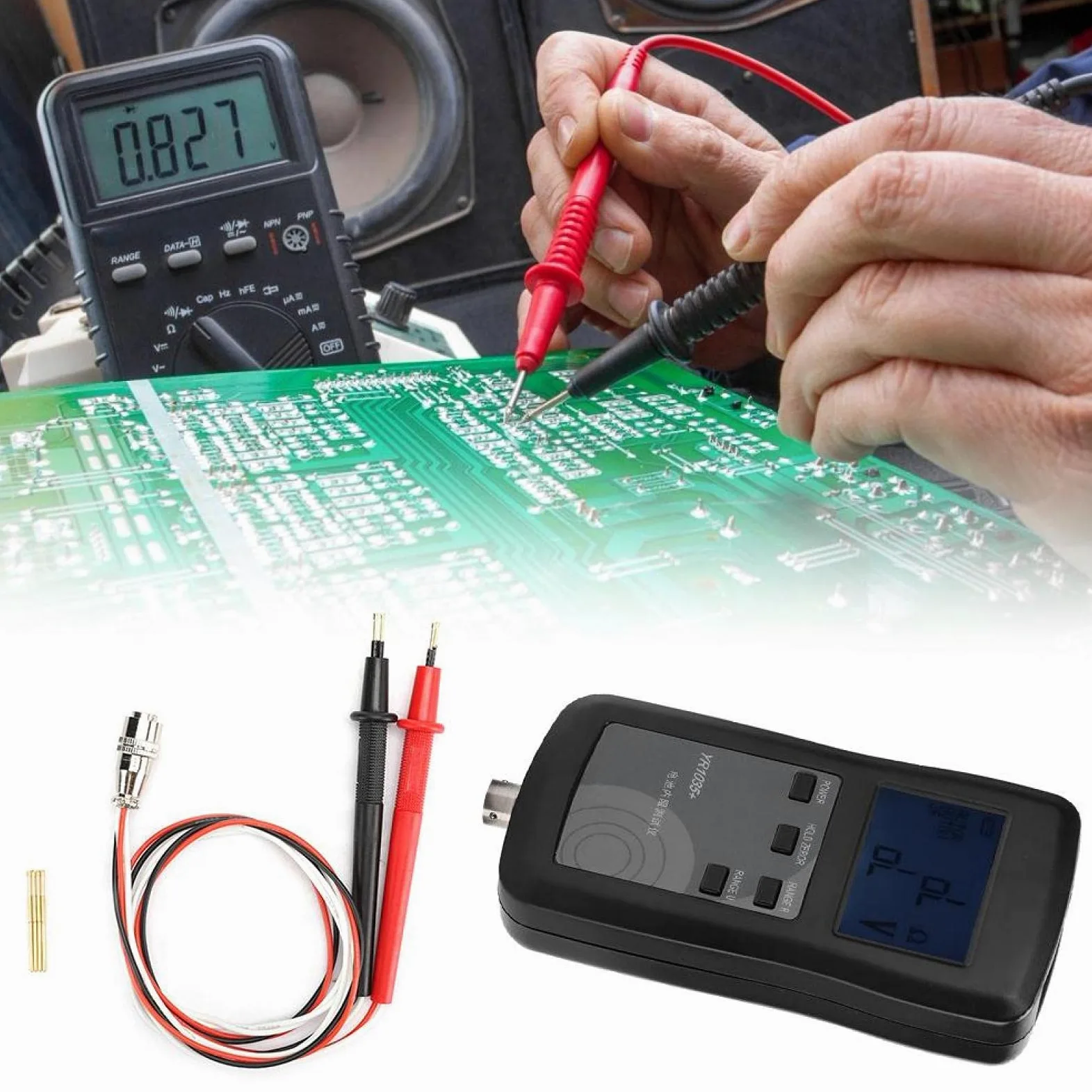 Comprobador De Comprobación De Batería Universal, Sistema De Cuatro Cables, Batería De Litio Alta, Medidor De Resistencia Interna, Detector, Detector, Alcalina, Batería De Celda Seca.
