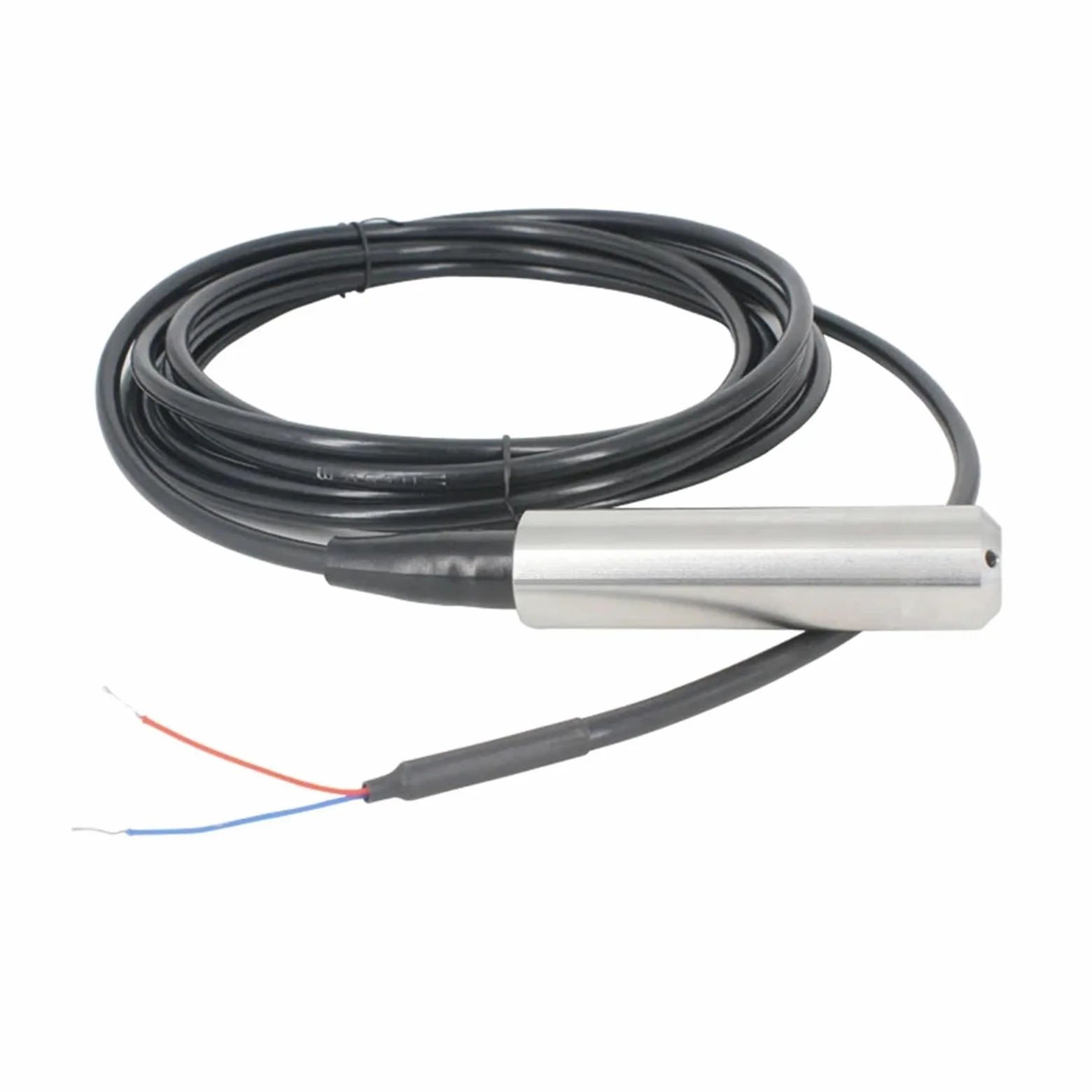 Sensor de nivel QDY30A Transmisor de nivel de líquido Detector de sensor de nivel de agua 12-36VDC 4-20mA Sonda de nivel de aceite(4-20mA output,3m range 10m cable)