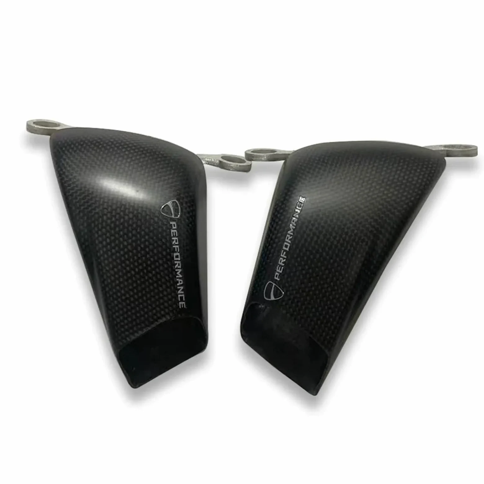 Conductos de refrigeración de aire de pinza Compatible con DUCATI Panigale Streetfighter MTS V4 V4S V4SP SP SP2 100 mm, pinza delantera, cubierta de radiador,refrigeración de frenos.(Matte finish)