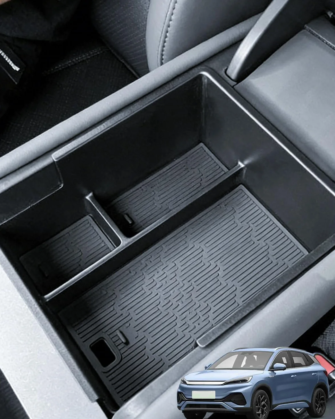 Compatible con BYD Atto 3 EVO 2026 2027 consola central, guantera, reposabrazos, caja de almacenamiento central, bandeja organizadora, para accesorios BYD Atto 3 Evo (no para Atto 3 2025)