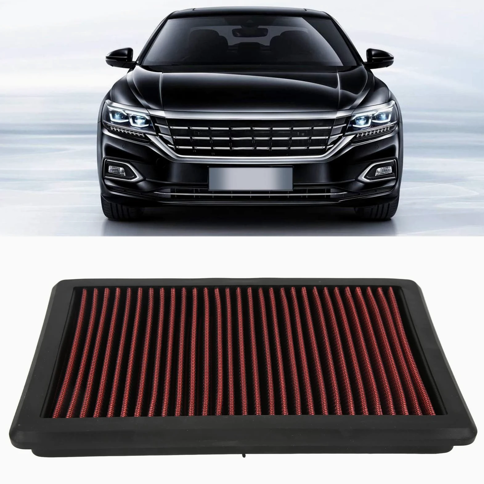 Filtro de Aire de Motor de Coche 33 3111 Reemplazo de Filtro de Aire de Motor de Potencia Fuerte para Seat Ateca Leon Tarraco Filtro de Aire de Repuesto Filtro de Aire de Motor