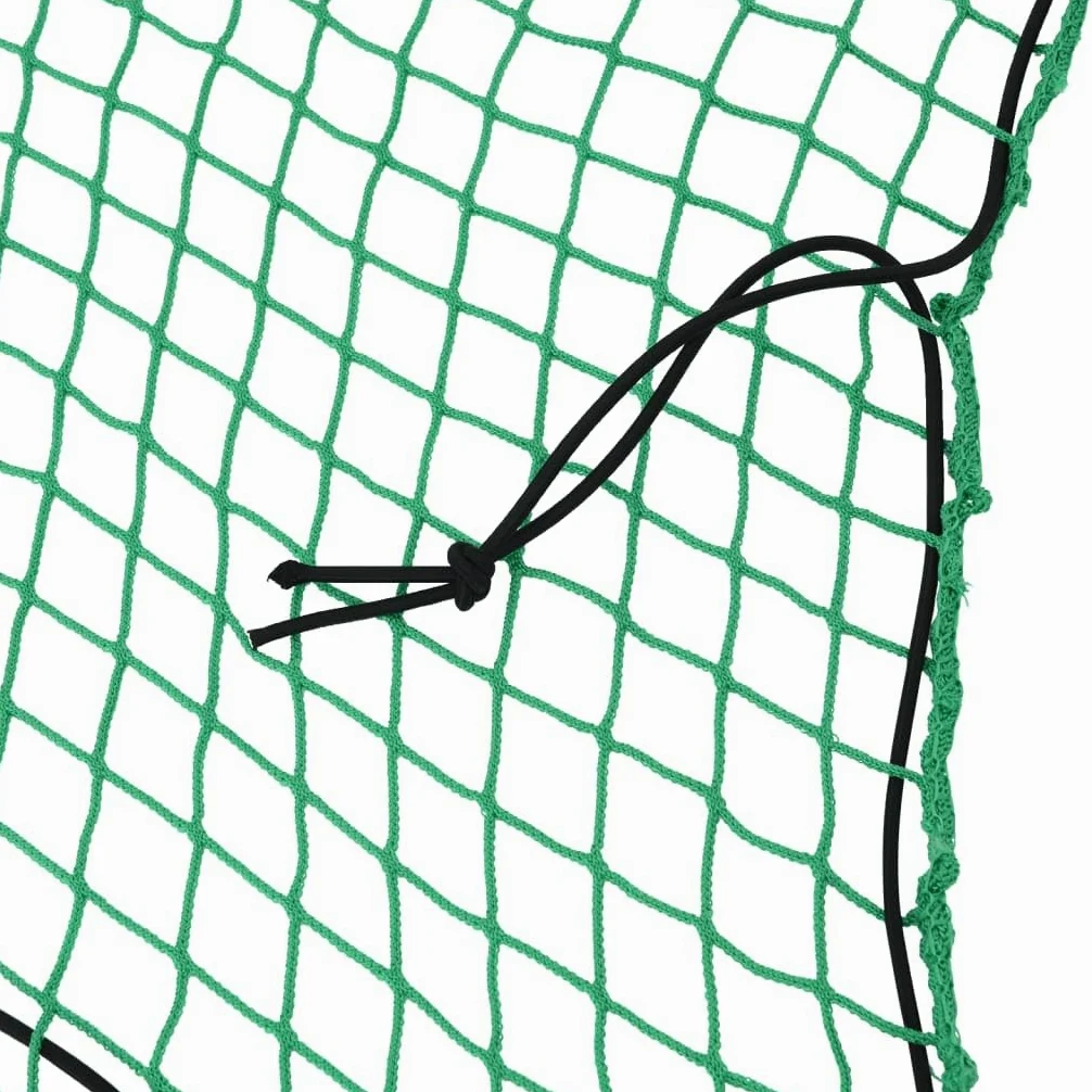 Red para remolque con cuerda de goma, color verde, 4 x 2 m, polipropileno, resistente, para remolques, camiones, SUV, resistente a la intemperie, resistente a los rayos UV, versátil