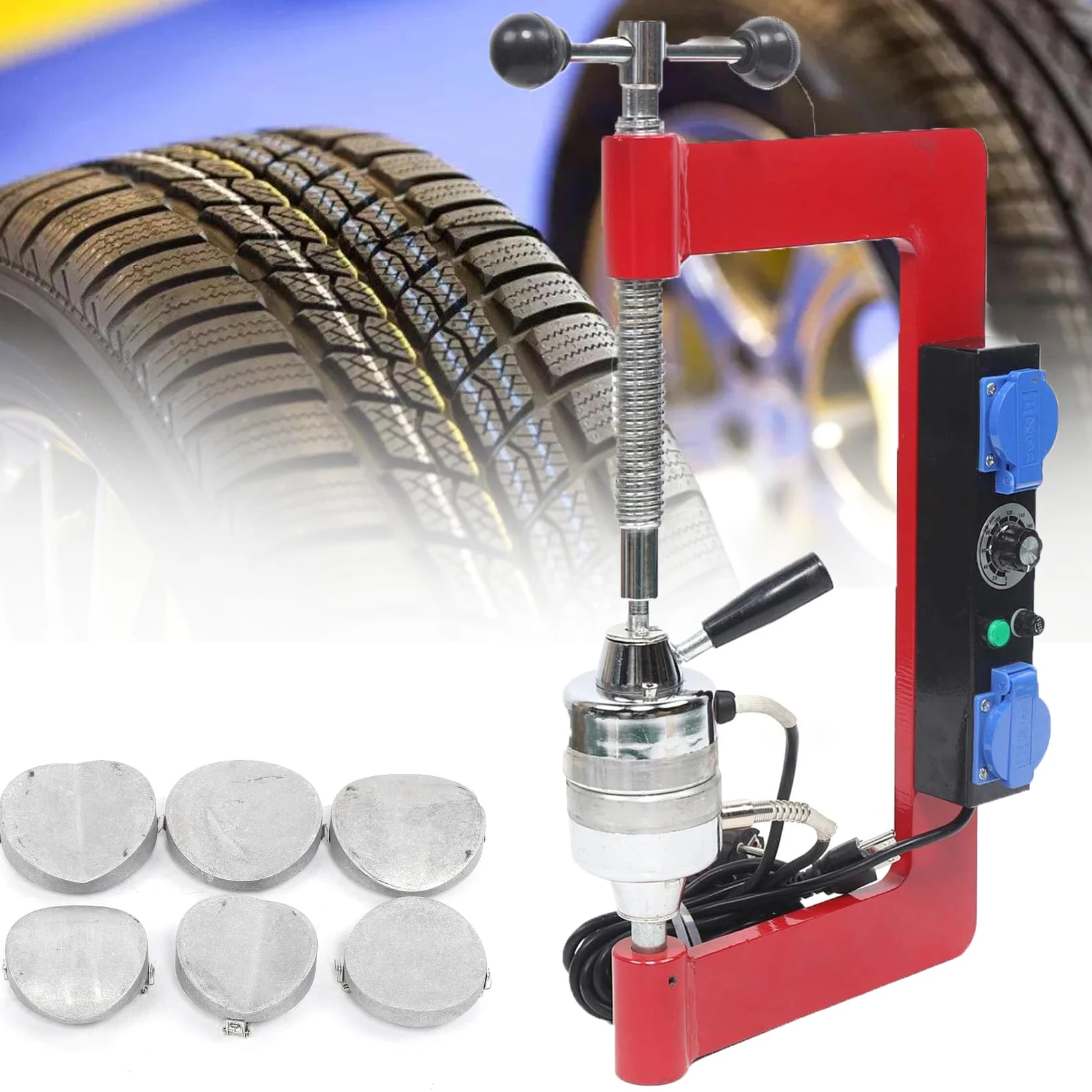 MáQuina Vulcanizadora De ReparacióN De NeumáTicos con VacíO AutomáTico, MáQuina De Parches De NeumáTicos, MáQuina De Curado De NeumáTicos Puntuales, MáQuina De ReparacióN