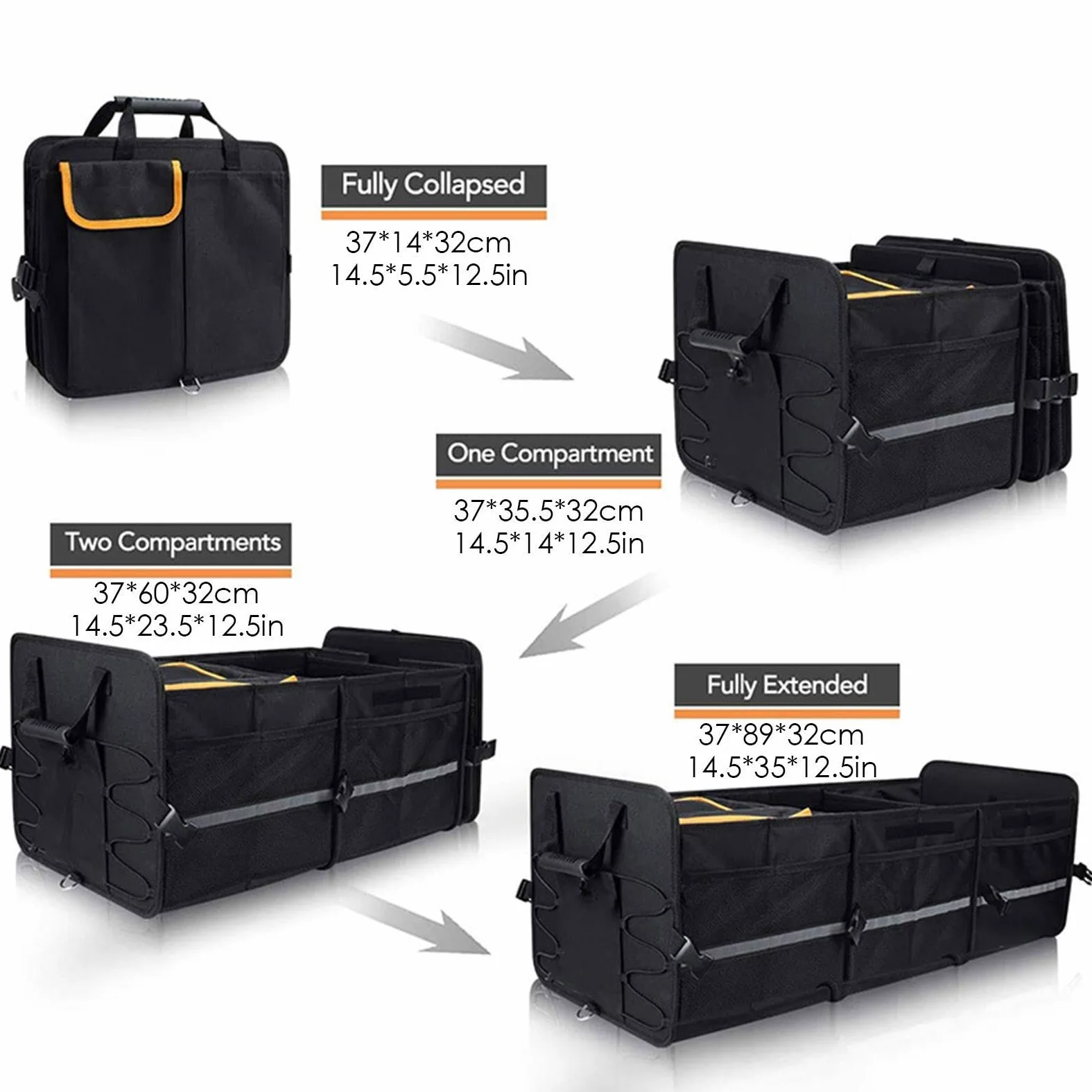 Organizador De Maletero Para Coche SUV Enfriador Impermeable Aislante con | Organizador de Almacenamiento para Coche para SUV Autocaravana Furgoneta Camión Interior Carga