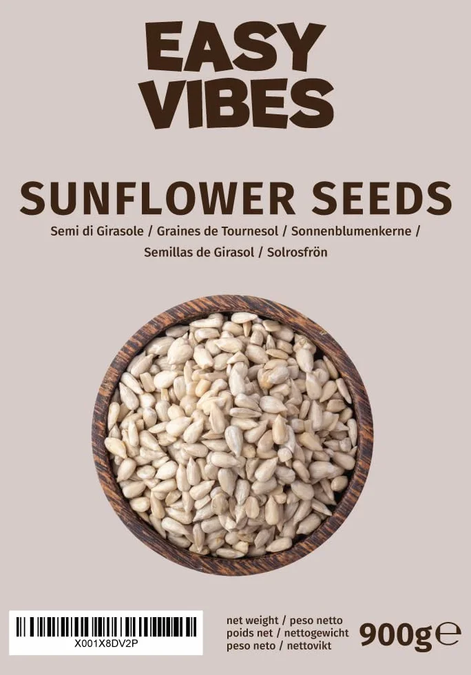 Semillas de Girasol Naturales sin Cáscara 900g Descascarados