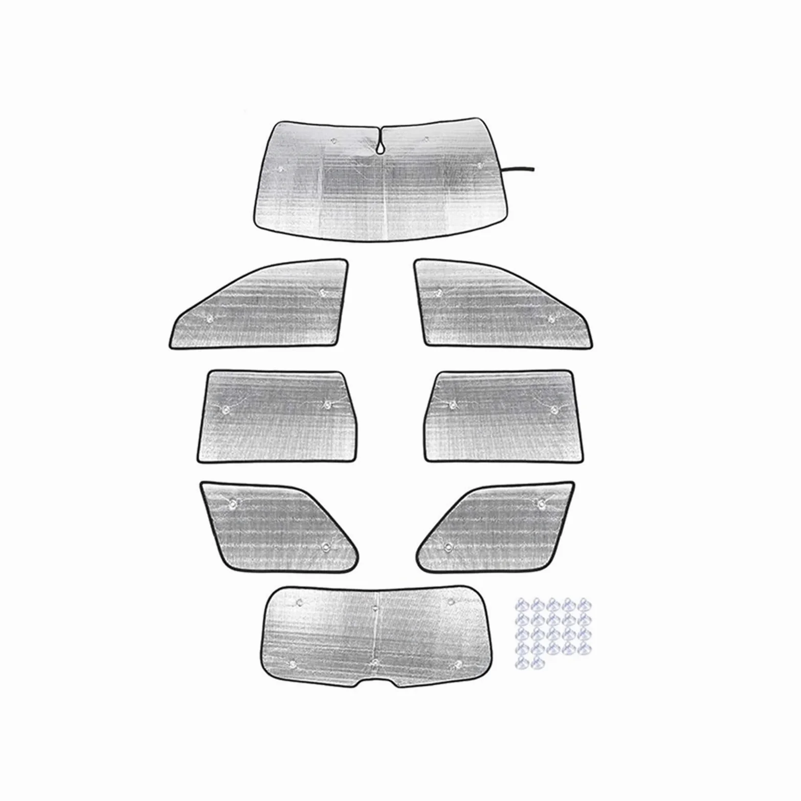 Parasoles de Coche para Jeep para Grand para Cherokee Parasol para Ventana Delantera Protección UV Protector Solar Cubierta Visera para Parabrisas Parasol Coche Delanter(2007-2010)