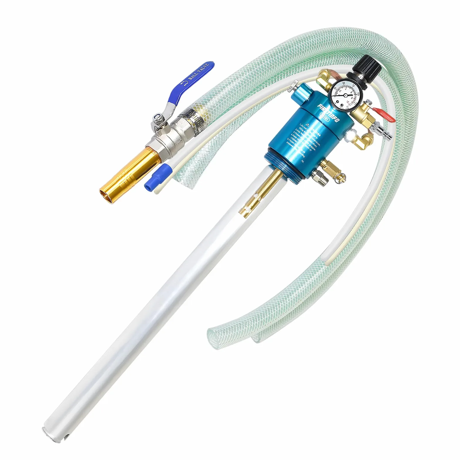 Ajuste Herramientas 2 Way Alto Flujo Depósito de 50 litros neumático Aceite y líquido Extractor por Ajuste Herramientas