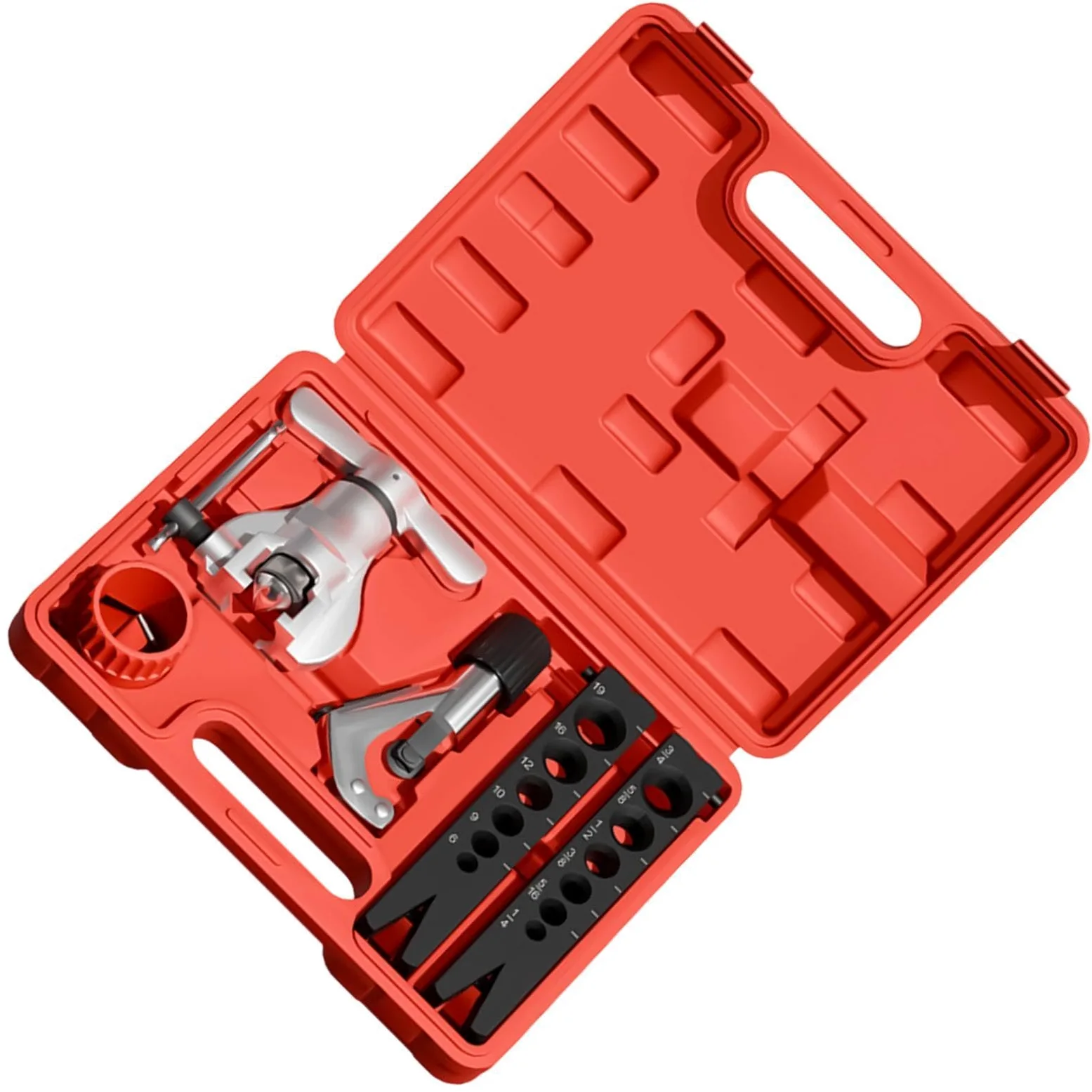 Genérico Kit Abocardador Frenos Kit De Reparación De Tuberías Automotrices | Juego Herramientas Abocardado Simple Para Garaje Taller Industria Hogar Exterior Automóvil Camión