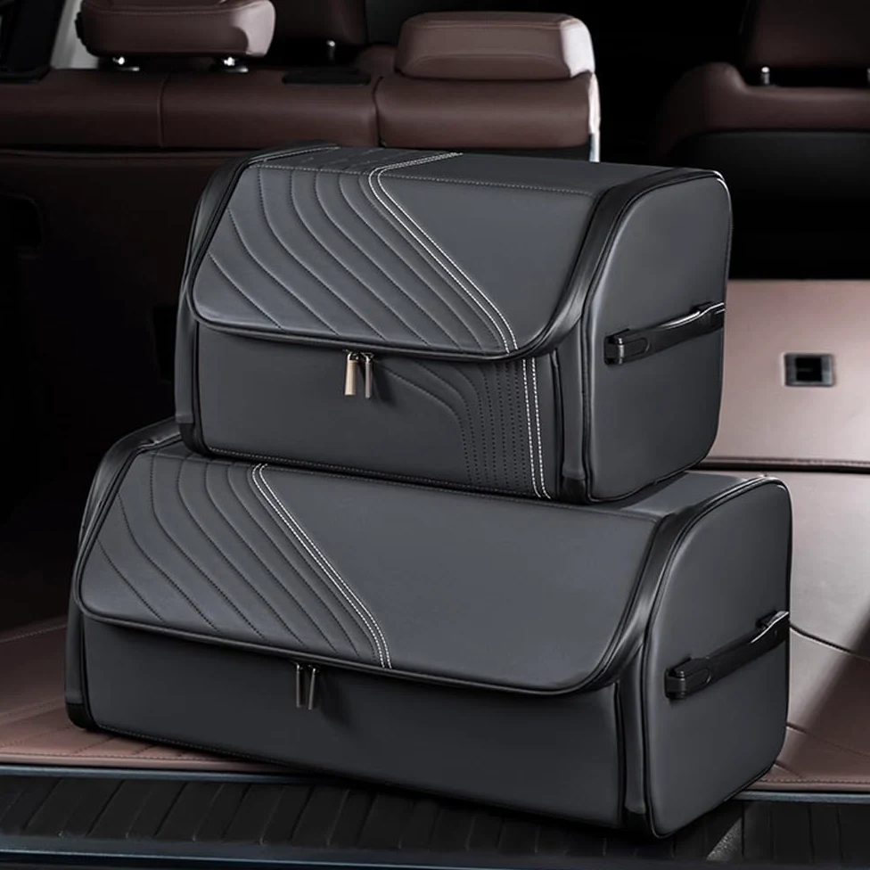 Organizador Maletero Plegable con Tapa para Auto(Yellow)