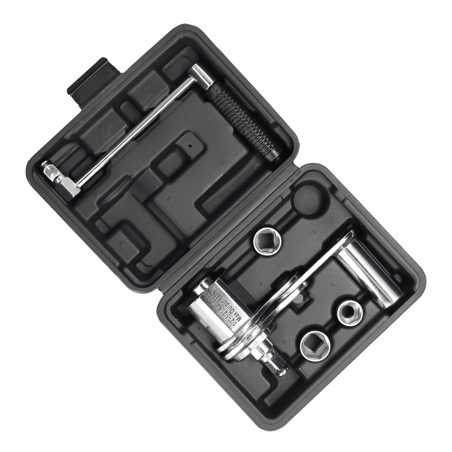 Llave multiplicadora de par torsional de 1/2 pulgada, removedor de tuercas de lengüeta de mano de obra, llave de fuerza de desmontaje de neumáticos de coche, máx. 680 Nm