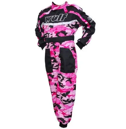 Wulf Motocross Traje Carrera Camuflaje niños wulfsport LT PW Karting