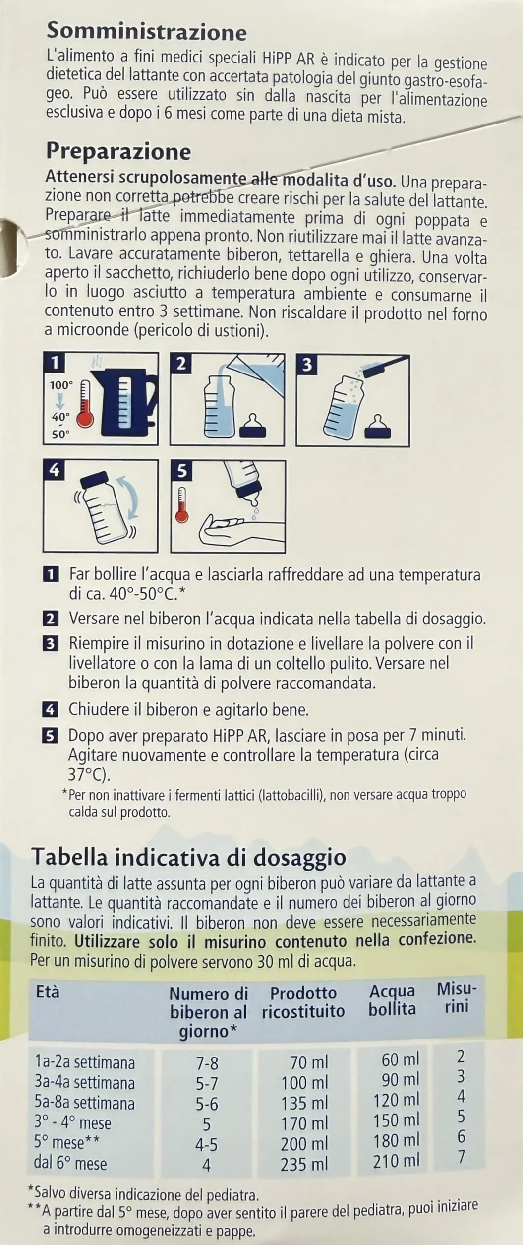 Hipp AR Latte Anti-reflusso Alimento a fini medici Speciali 600g