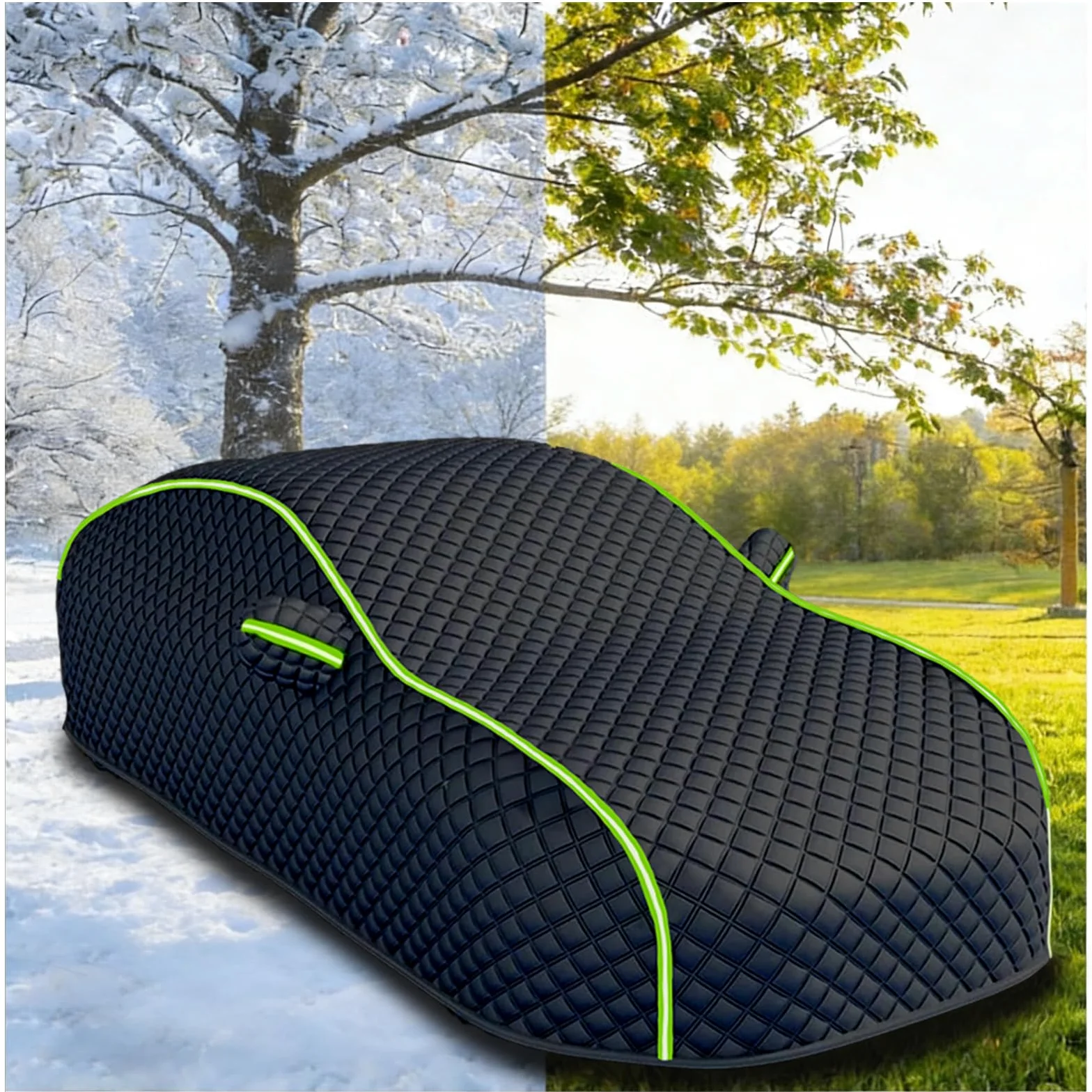 Funda Coche Antigranizo para BYD Dolphin (2023-2026) Electric Hatchback,Cubre Funda Coche Exterior,5 Capas de Algodón Grueso,Protección Total contra Granizo,Nieve,Lluvia,Polvo,Resistente dhd5