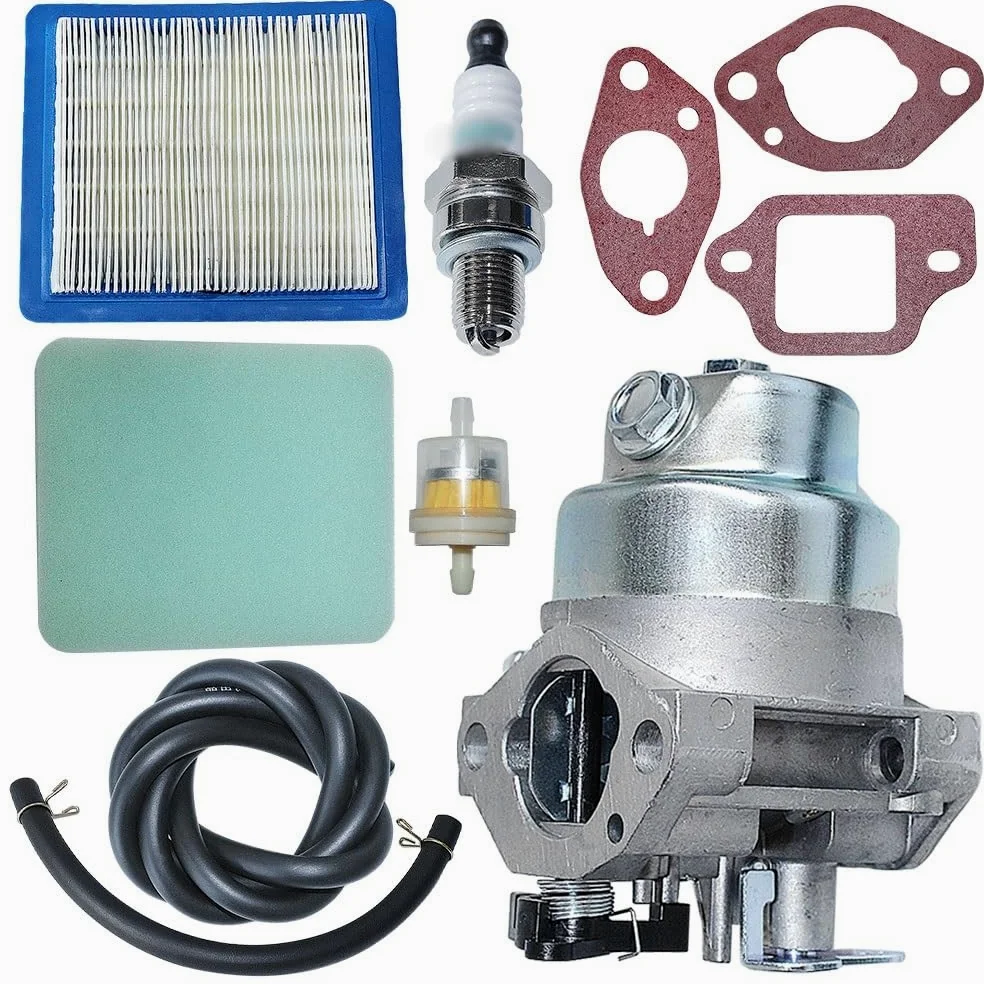 Junta De Carburador para GCV135 para GCV160, Filtro De Combustible Y Aire, Tubo Flexible, Bujía, Motor De Cortacésped Carburador