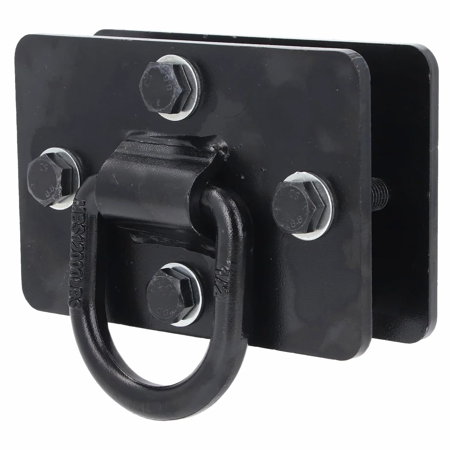 Dioche 2 Anillos en D para Remolques/Anclajes de Amarre Empotrados de 2 Pulgadas con Capacidad de 12000 Libras para Plataforma de Camión y Piso de Remolque