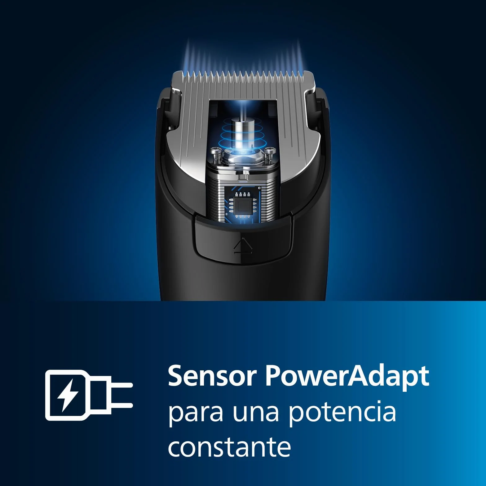 Philips Serie 9000 Cortapelos Eléctrico Recortador Hombre Control Táctil Digital Cuchillas Titanio 400 Posiciones Longitud 120 Min Inalámbrico HC9450/15