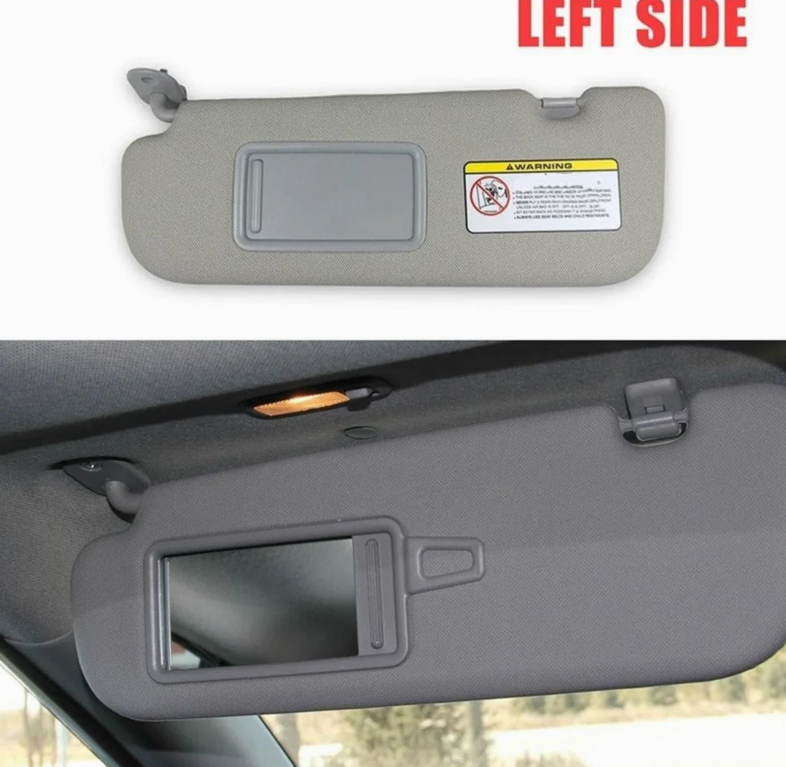 Genérico parasol del coche Parasol delantero para coche con espejo para Hyundai para Veloster (2012-2015)