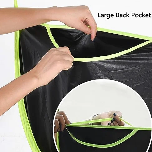 Funda impermeable para scooter de movilidad con tiras reflectantes y bolsillos de almacenamiento para protección contra todo tipo de clima
