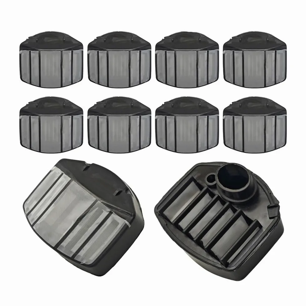10 filtros de Aire compatibles con motosierras 357, 359, 357XP y 359XP (Repuesto 537010901)