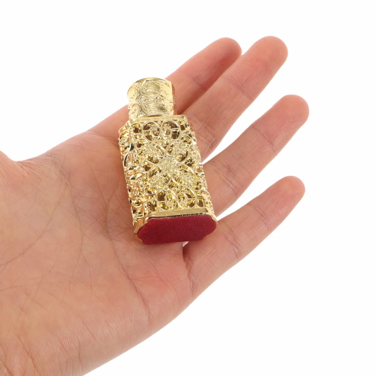 Botella de perfume vintage para esencia, diseño aceite esencial, compacta viajes soporte
