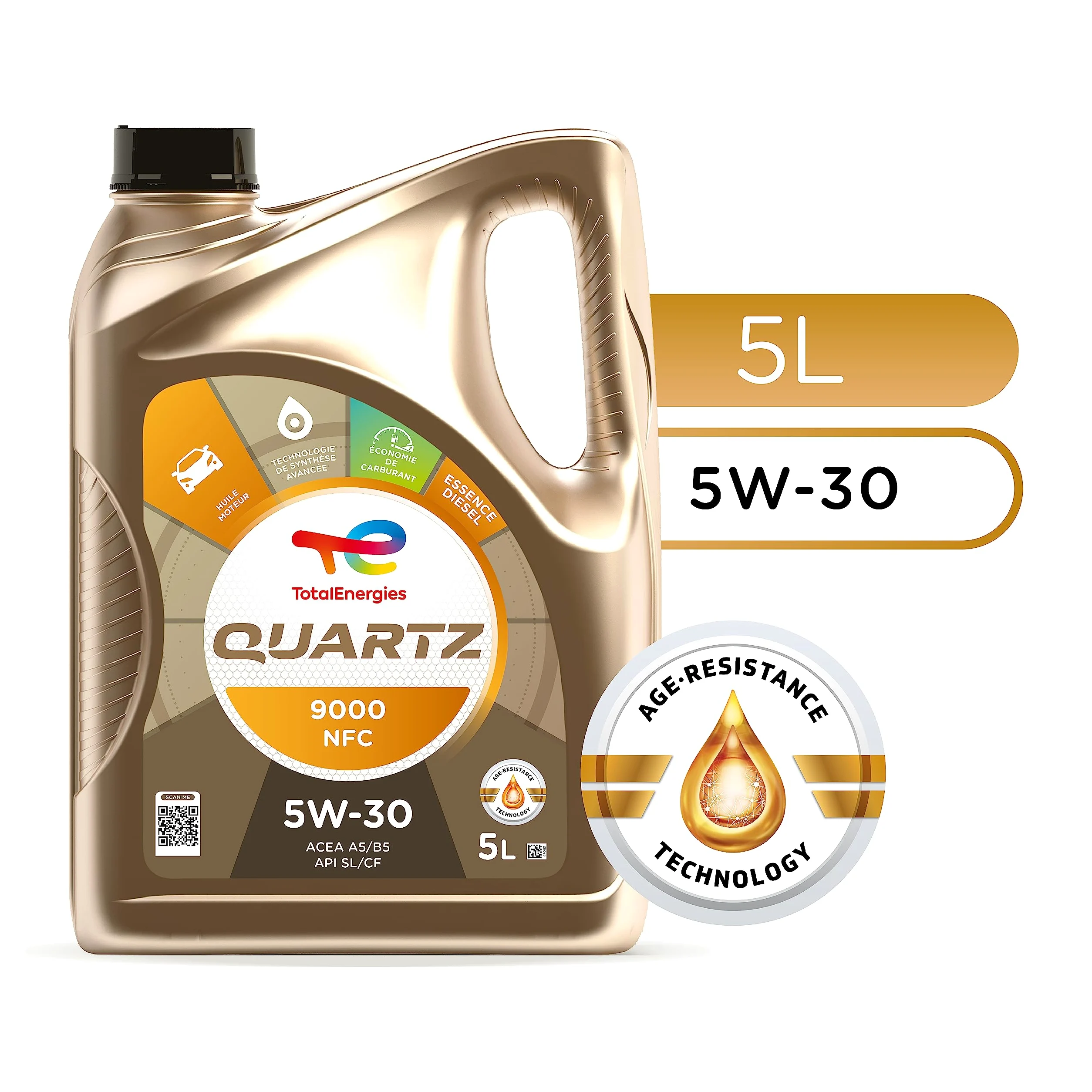 Olio motore - Totalnergies - Quartz 9000 NFC 5W -30 - 5L