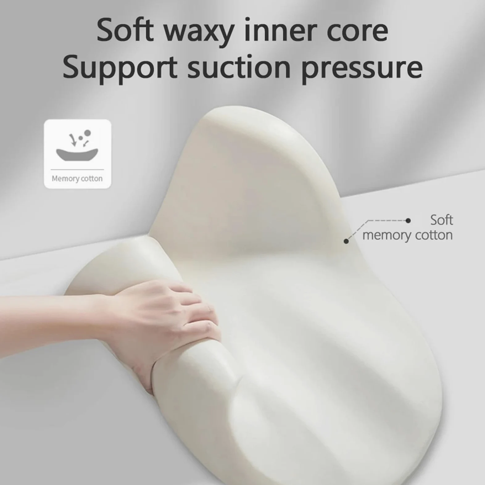 Cervical Reposacabezas Almohadilla de Soporte Lumbar para automóvil, Almohada Espuma viscoelástica para Cuello, para la Cabeza, Cintura y Espalda, reposacabezas(Set 3)