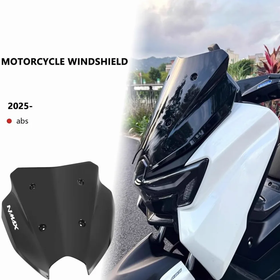 Parabrisas Alerón para NMAX 125 155 NMAX125 Tech MAX 2025 Carenado Delantero Parabrisas De Motocicleta Cubierta Protectora Deflector Accesorios