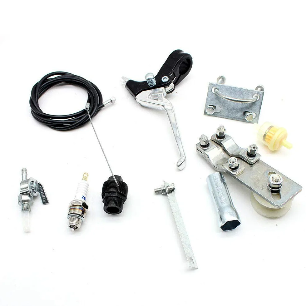 Kaibrite Motor de gasolina de 2 tiempos, motor auxiliar de 80 cc, para bicicleta de montaña, de carretera, cruiser