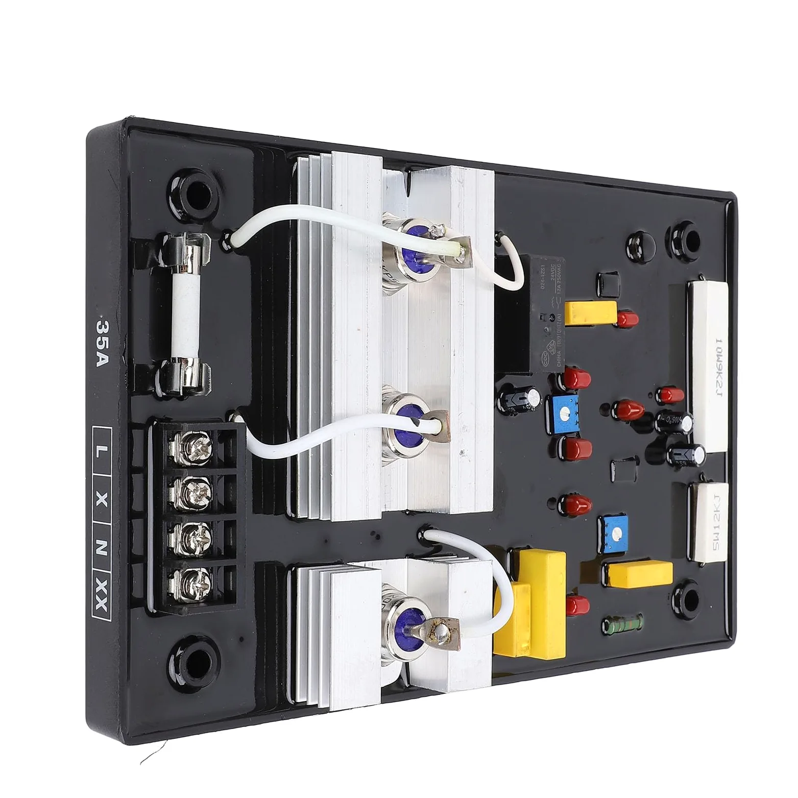 Regulador de Voltaje del Generador, Estabilizador de Voltaje Automático con Resistencia de Alta Precisión y Excelente Condensador para Protección de Sistemas de Energía y Equipos Eléctricos