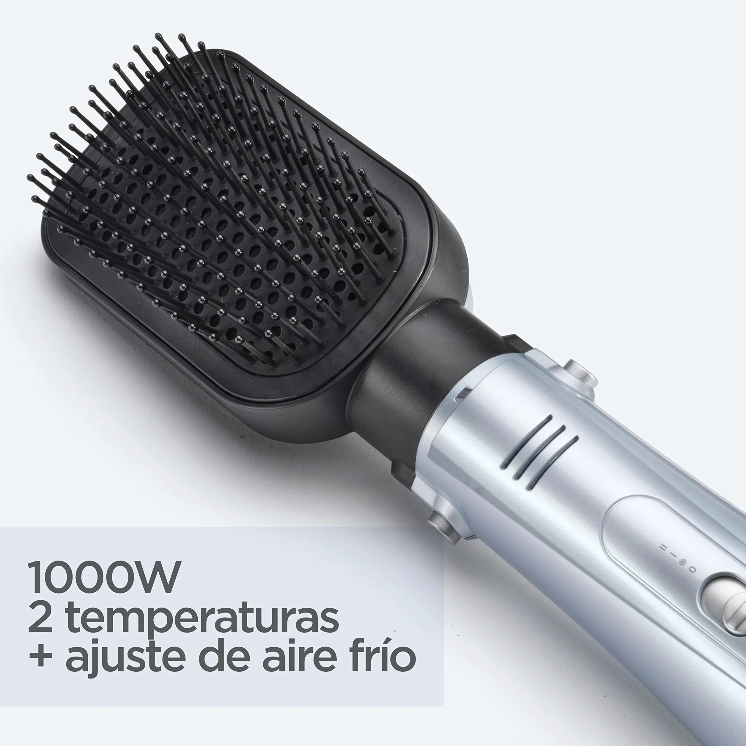 BaByliss Hydro Fusion AS774E Cepillo secador de pelo 4 en 1 Antiencrespamiento Azul