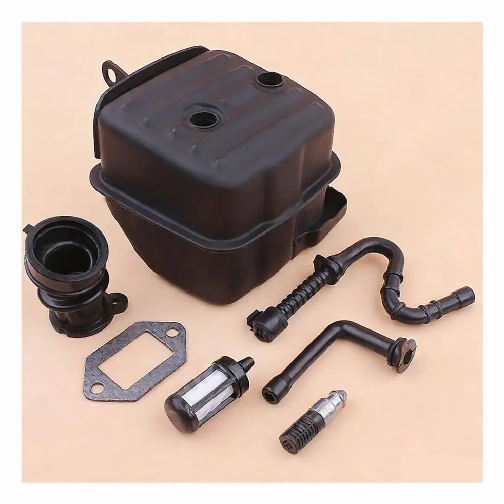 Kit de junta de línea de filtro de combustible del colector de admisión del silenciador de escape apto for motosierra S MS361 11351400650
