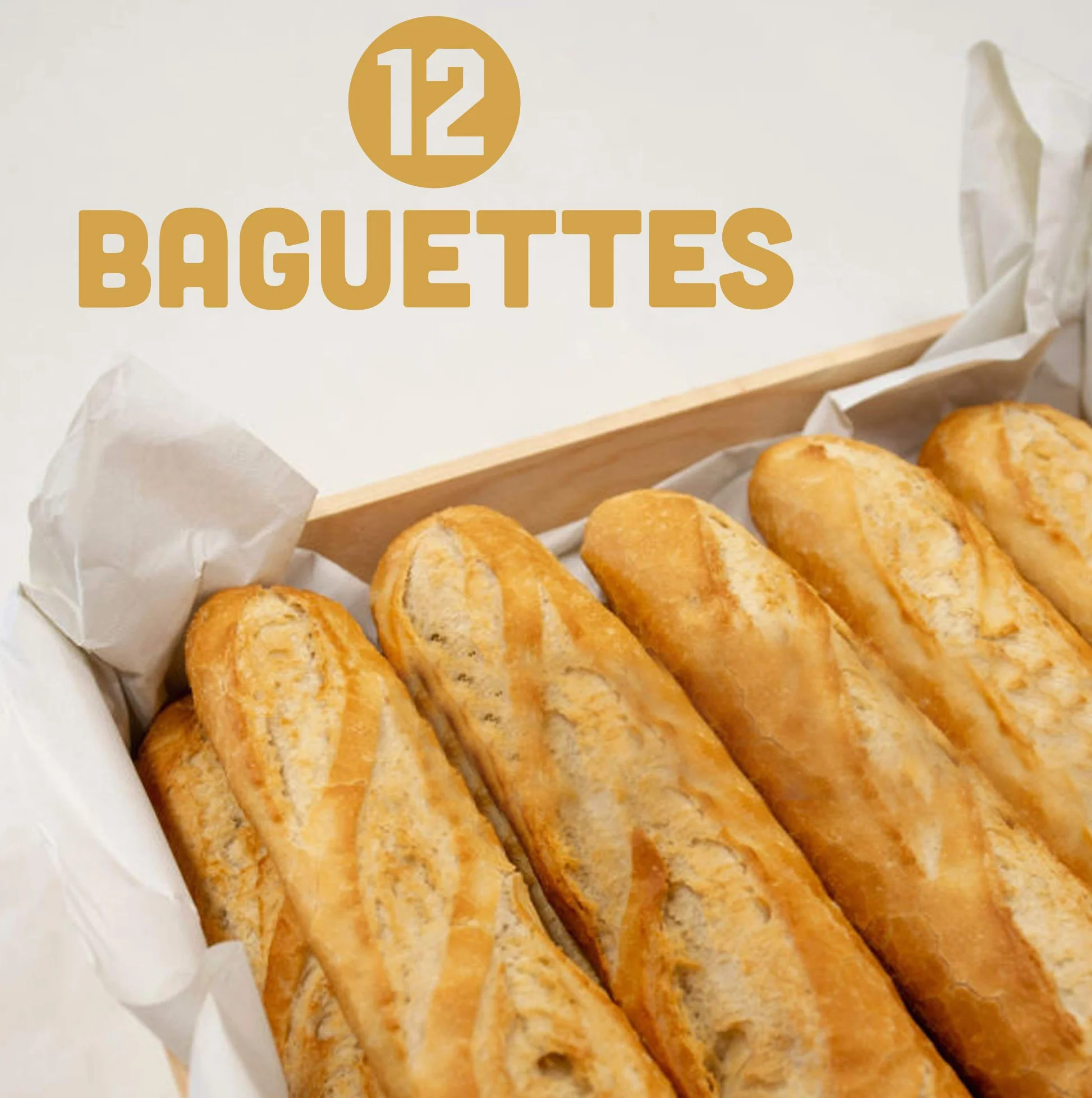 Pan SiempreTierno Baguettes 110g 1320g total 88 dni bez chłodzenia Atmosfera Protectora