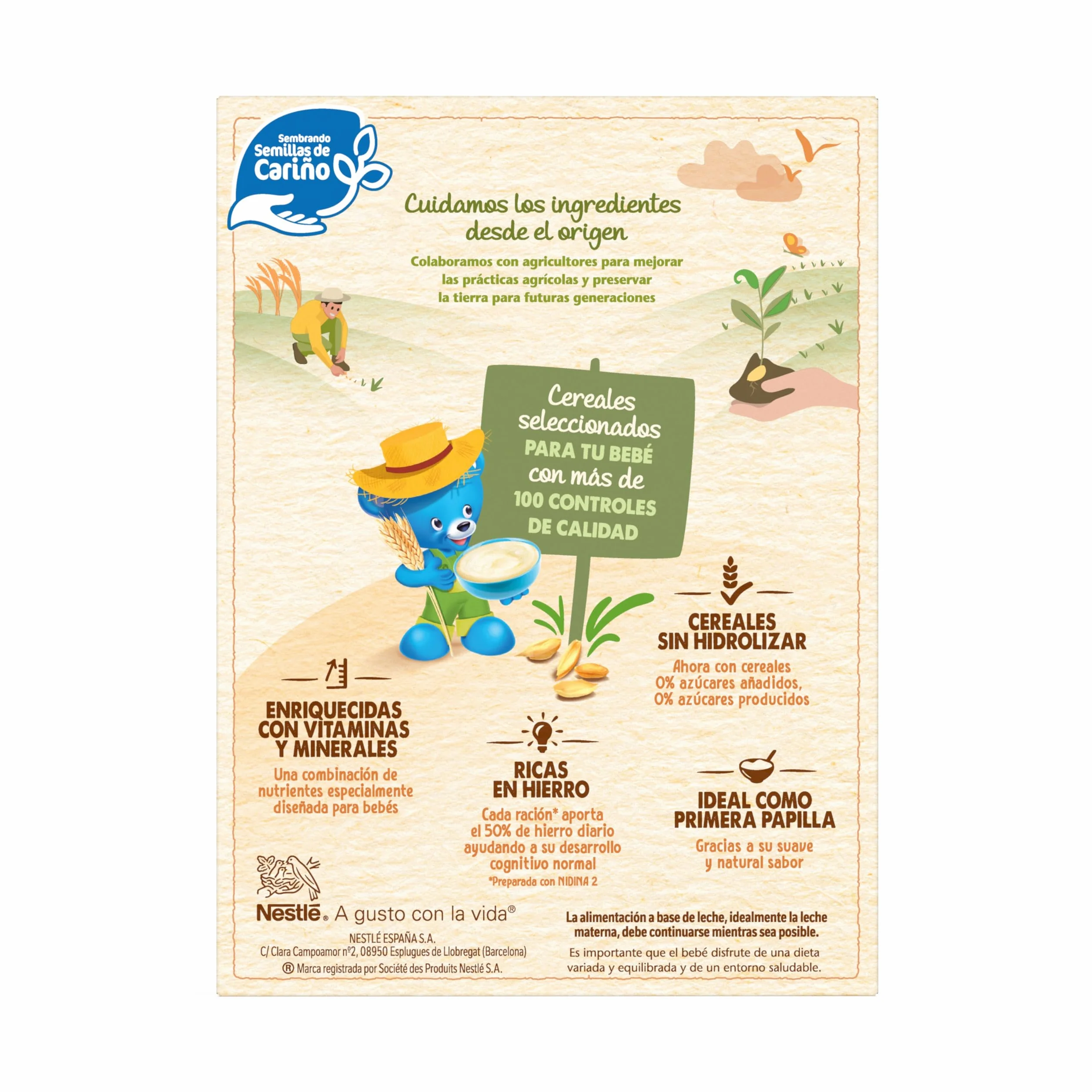 NESTLÉ Papilla Sin gluten 9x180g