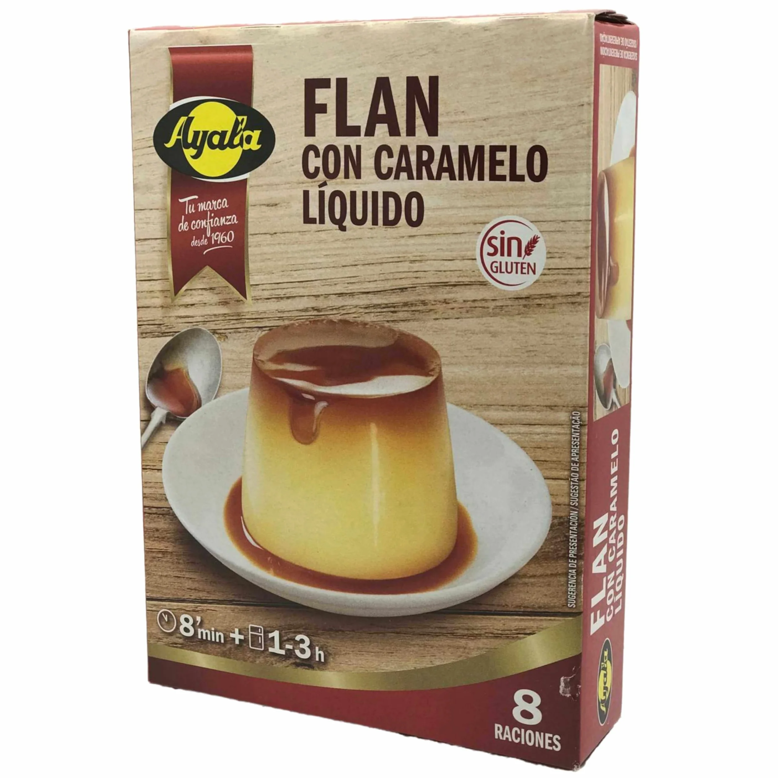 Flan con Caramelo Líquido 186g - Postre Español Clásico