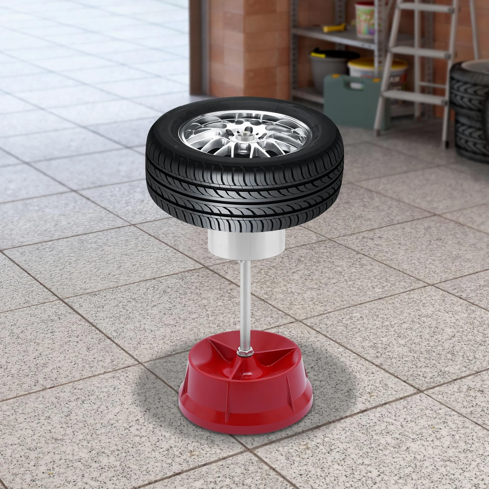 Equilibriador de neumáticos de ruedas, equilibrador profesional de nivel de burbuja para coche, camión, furgoneta, bicicleta, cubo portátil, equilibrador de neumáticos para reparación de ruedas
