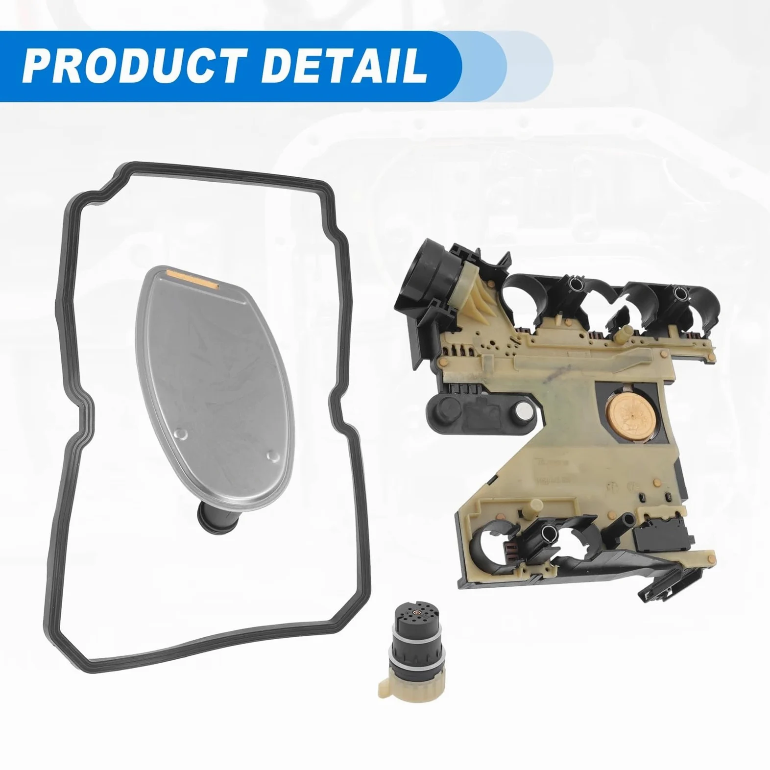Cárter Estanque‌ Kit de Junta Filtro y Conector del Sensor Velocidad la Placa conductora transmisión Compatible con Chrysler 300 Compatible Luxury Cárter Recambio‌
