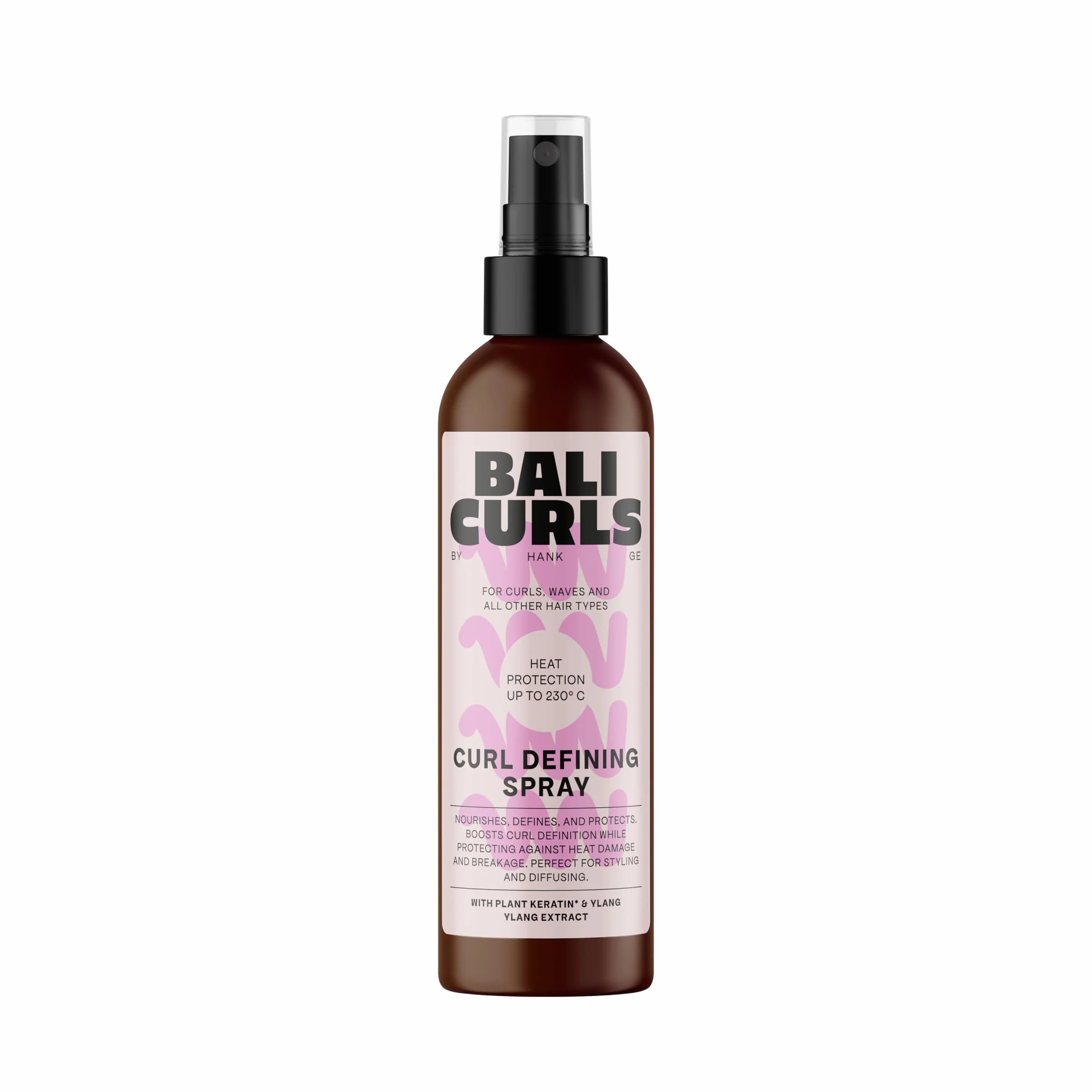 Bali Curls Curl Leave In Spray Difusor Protector del Calor - Spray termoprotector para cabello rizado - 150 ml