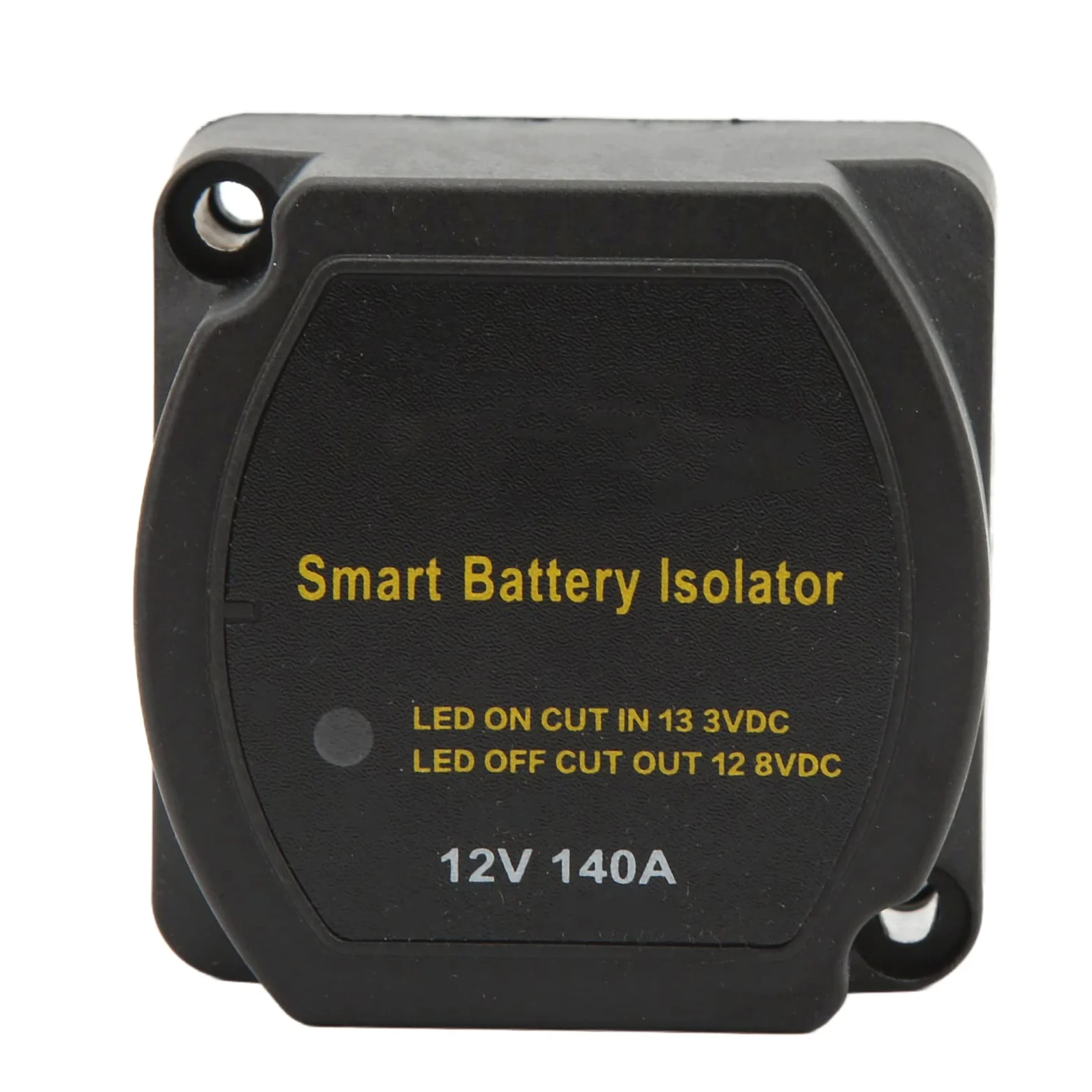 Kit de Aislador de Batería Dual de 140 Amperios, 12 V, Kit de relé Sensible Al Voltaje ABS con Protección de Alto y bajo Voltaje, Cableado de Cobre para Automóviles, Vehículos Recreativos,
