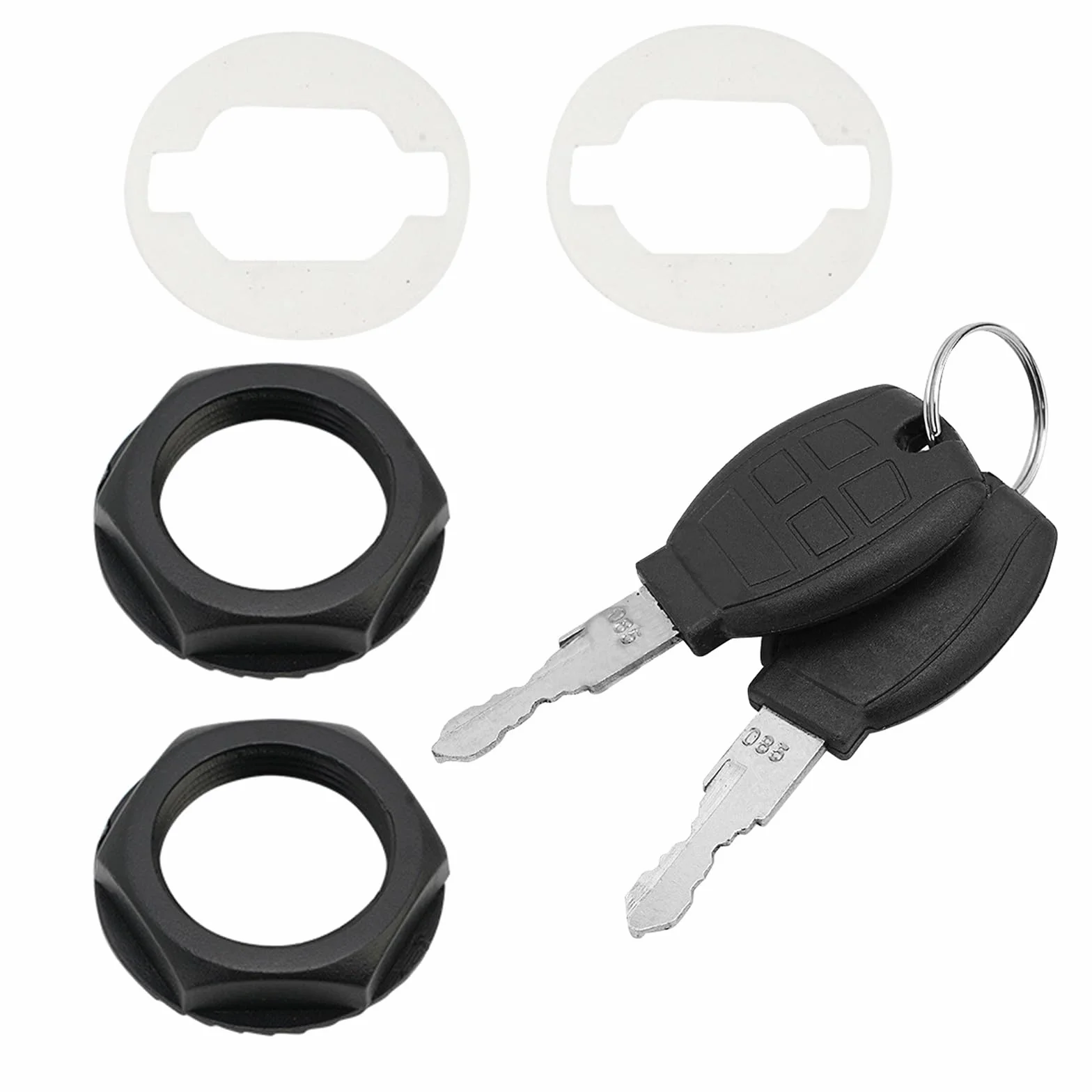 Juego de cerraduras rígidas para alforjas de motocicleta con llaves, para bloqueo de alforja trasera dura de motocicleta