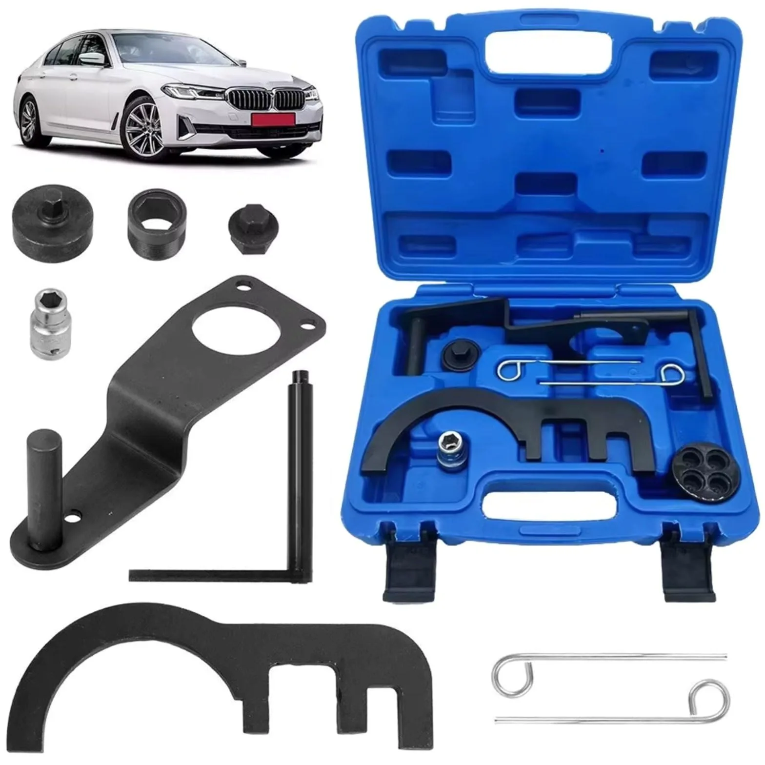 Kit Calado Distribucion Compatible con Mini para Paceman para Roadster 2012 2013 2014 N47 N47S N57 N57S 1.6 2.0 3.0 DOHC 16V para Juego Herramientas Sincronización Motor Diésel
