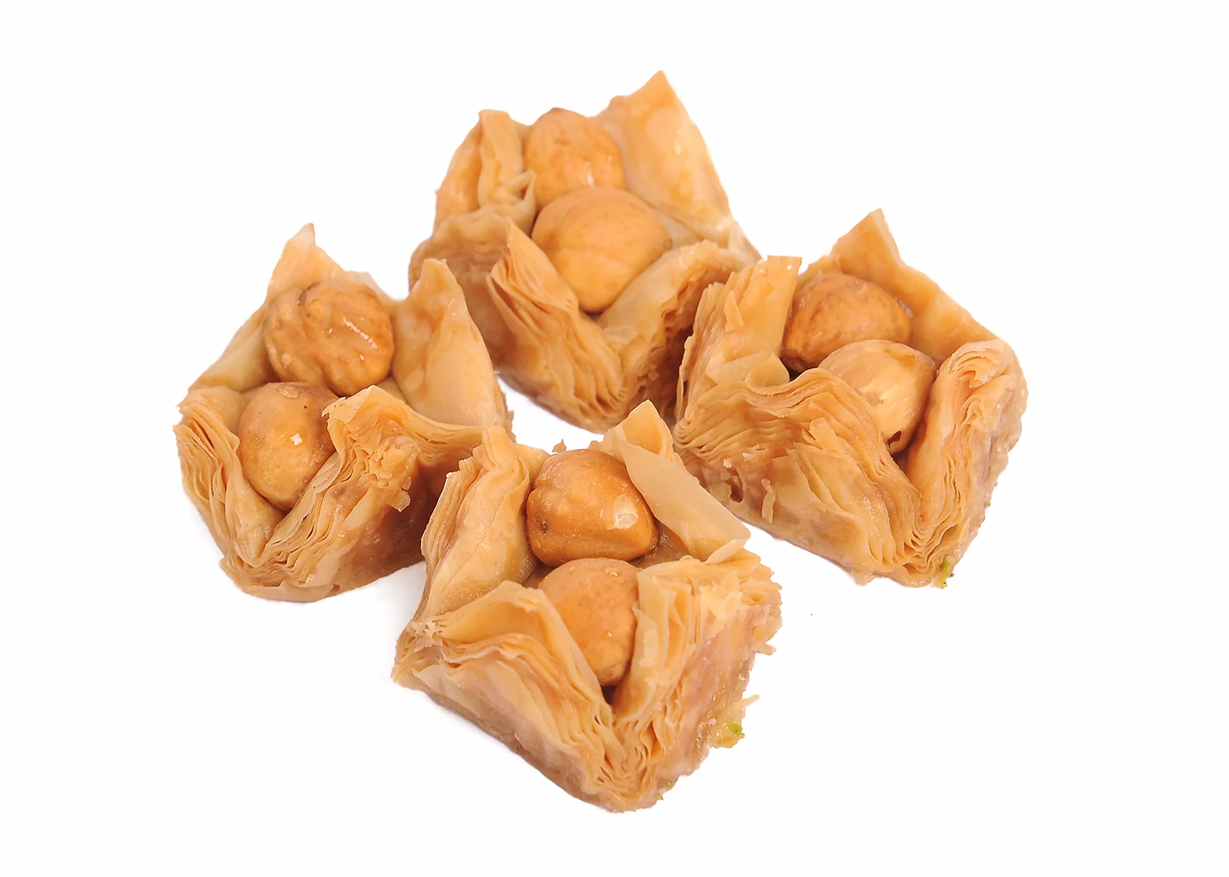 Mughe Gourmet Caja de Regalo Elegante de Lujo Baklava Turca 600g Pistacho Anacardo