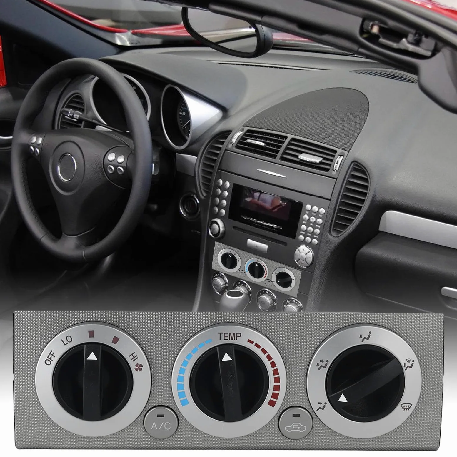 Interfaces de control de clima automotriz 55900-04020 Regulador de temperatura adecuado para panel de acondicionamiento de vehículos 2005-2008