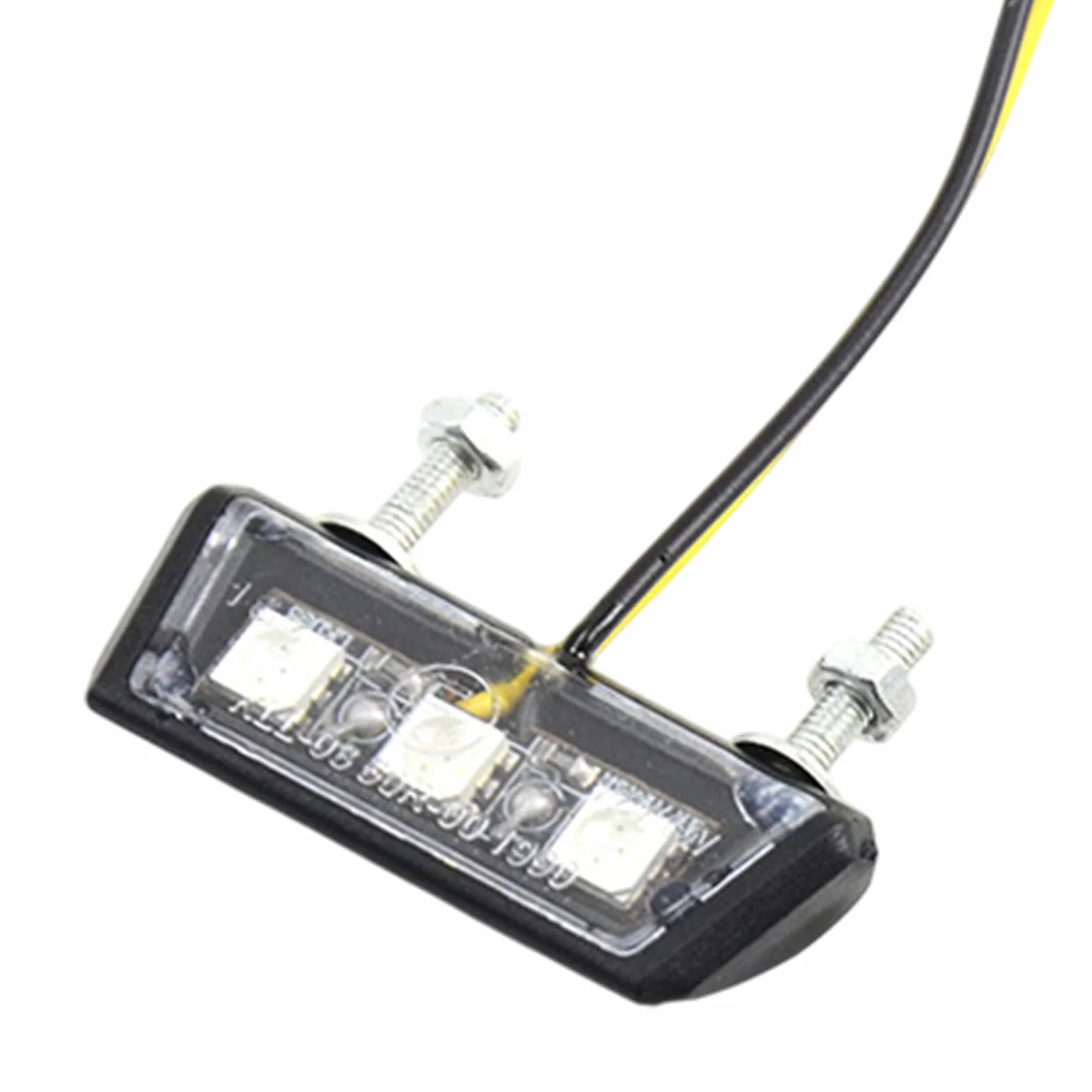 Luces LED para Motocicleta | Luz de Matrícula para Moto | Luz Trasera Desmontable Antivibraciones Impermeable Para Uso Urbano